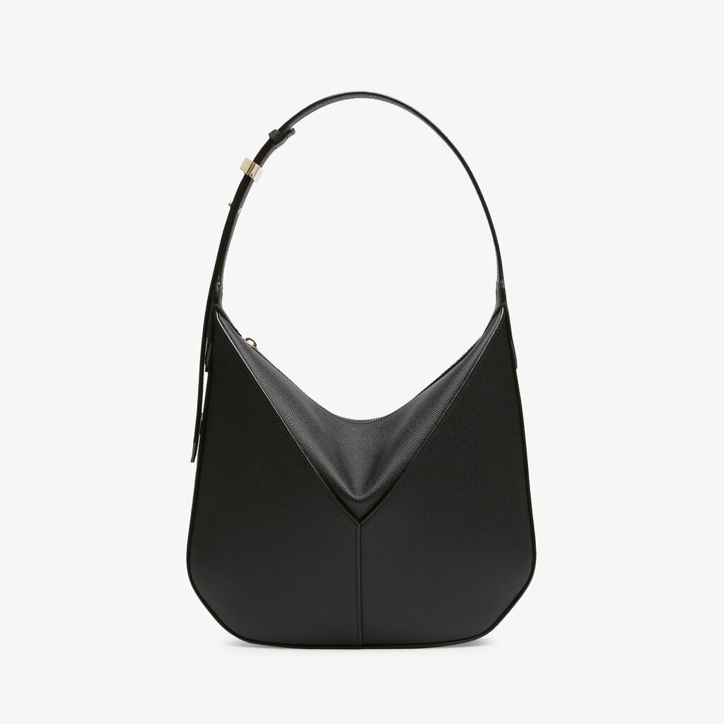Black Adjustable Everyday Shoulder Bag - Image 4