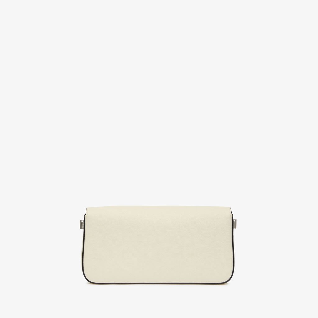 Cream Structured Adjustable Shoulder Bag - Image 2