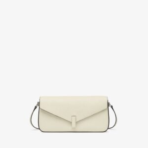 Cream Structured Adjustable Shoulder Bag