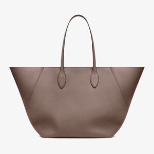 Brown Structured Everyday Shoulder Tote Bag